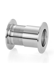 Manchon traversant poli en acier inoxydable 304 - Qualité alimentaire, monobloc, résistant à la corrosion, pour atelier propre, fileté 5"6"7" - Product Image 5