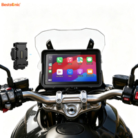 Bestsonic 7" Kamera Dasbor Ganda Sepeda Motor untuk BMW R1200GS R1250GS Kompatibel dengan Layar Pintar Dudukan Navigasi BMW Motorrad