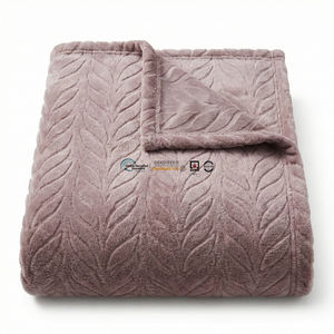 ผ้าห่มกำมะหยี่ 3 มิติ แบบปรับแต่งได้ ผ้ากำมะหยี่ชูเวลเวทีนสองด้าน นุ่ม อุ่น เหมาะสำหรับตกแต่งภายในโรงแรมบูติก - Product Image 1