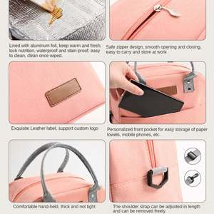 New Design Big Capacity Collapsible <b>Cooler</b> Bag Outdoor High Quality Insulation Thermal Reusable <b>Ice</b> <b>Packs</b> Food Aluminum Foil OEM - Product Image 3