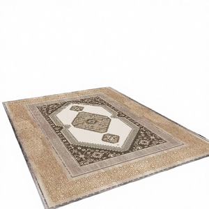 Tapis d'intérieur en velours cristal 3D géométrique moderne de luxe en gros avec dos antidérapant lavable à poils courts pour salon - Product Image 4