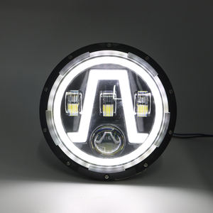 Accessoires de moto KAMTHAI 7 pouces 30W phare Led pour <span class=keywords><strong>Harley</strong></span> <span class=keywords><strong>Davidson</strong></span> moto Jeep Wrangler - Product Image 2