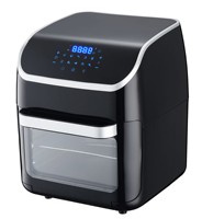 Nouvelle Arrivée Friteuse à Air Électrique 12L à Commande Numérique avec Écran LCD, Multifonctions, Boîtier en PP, Protection Contre la Surchauffe, Usage Domestique