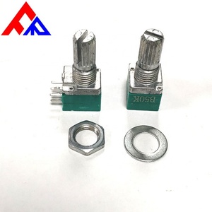 Directly Supplied Manufacturers High Stability RK097GH01-M7B5-YB15A8.5-B50K20% Rotary Potentiometer <b>3pin</b> 6pin B50k - Product Image 2
