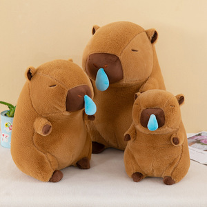 Ruunjoy Tùy Chỉnh Mới Fluffy Capybara Sang Trọng Búp Bê Kawaii Capybara Chất Lượng Cao Có Thể Thu Vào Snot Mềm Lớn Thú Nhồi Bông Đồ Chơi Sang Trọng - Product Image 4