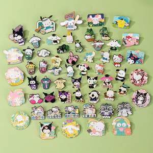 YINI Groothandel Op Maat Gemaakte Veiligheidsreversbadge Metalen Haar Anime Emaille UV-Gedrukt Kruis/Dier Broche Speldjes Ontwerper Vraag Catalogus - Product Image 1