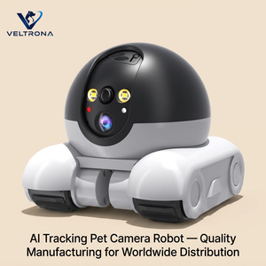 Cámara de Vigilancia para Mascotas con Seguimiento por IA, Robot WiFi Inalámbrico HD, Vigilancia Doméstica, Pantalla Dual, Interacción con un Clic, Cámara Móvil Rover - Product Image 5