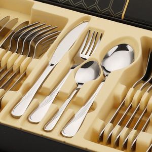 Juego de Cubiertos de Acero Inoxidable, Cuchillo para Cena, Tenedor, Cuchara para Té - Product Image 6