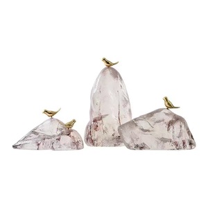 تماثيل طيور فنية من الراتنج على الطراز الصيني بتصميم زن من يي دانغ YD-147 لتزيين غرفة المعيشة والحديقة، هدية للجمع والتحف - Product Image 3