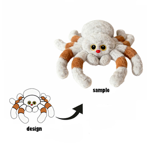 Insecte en <span class=keywords><strong>peluche</strong></span> Jouet en <span class=keywords><strong>peluche</strong></span> <span class=keywords><strong>Araignée</strong></span> en <span class=keywords><strong>peluche</strong></span> moelleuse Poupée en <span class=keywords><strong>peluche</strong></span> Yeux brodés Nez rouge <span class=keywords><strong>Araignée</strong></span> <span class=keywords><strong>géante</strong></span> amusante Jueguetes personnalisés - Product Image 1