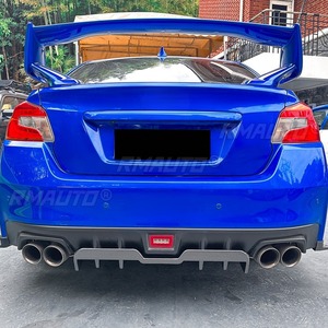 For Subaru WRX STI VA <b>Car</b> Rear Bumper Lip Gloss Black <b>Car</b> Rear Bumper Spoiler <b>Diffuser</b> Body Kit For Subaru WRX STI VA 2015-2021 - Product Image 3