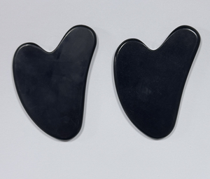Black Natural Xiuyan Jade Gua Sha for Face and Body Treatment - Product Image 4