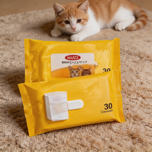 Lenços Higiênicos Biodegradáveis Personalizados <span class=keywords><strong>OEM</strong></span> Sem Álcool para Limpeza Corporal e de Patas de Animais de Estimação - Lenços para Cuidado de Cães - Product Image 1