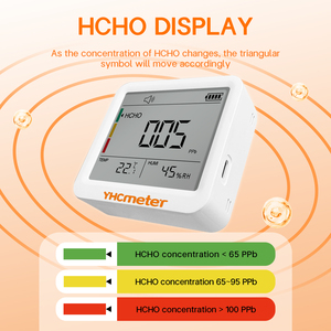 Monitor de calidad del aire <span class=keywords><strong>Detector</strong></span> de aire HCHO Monitor <span class=keywords><strong>Detector</strong></span> de formaldehído para casa nueva - Product Image 4