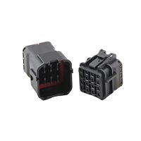 Adaptateur automobile HONHA 16 broches mâle-femelle, câble étanche, contact en cuivre, 12V 1.5A, boîtier PBT DJ7161Y-2-11/21