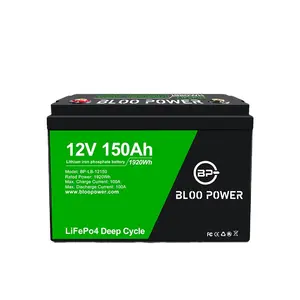 होम पावर स्टोरेज 12 वी 24v 50ah 100 या 300h लीड एसिड रिप्लेसमेंट बैटरी लाइफ-4 पैक लिथियम आयन मछली पकड़ने वाली बैटरी