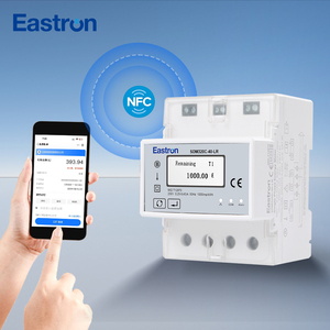 Compteur d'énergie électrique monophasé Eastron SDM320C-40-LR avec alarme de sous-tension, rail DIN, LoRaWAN, multifonction, prépayé - Product Image 1