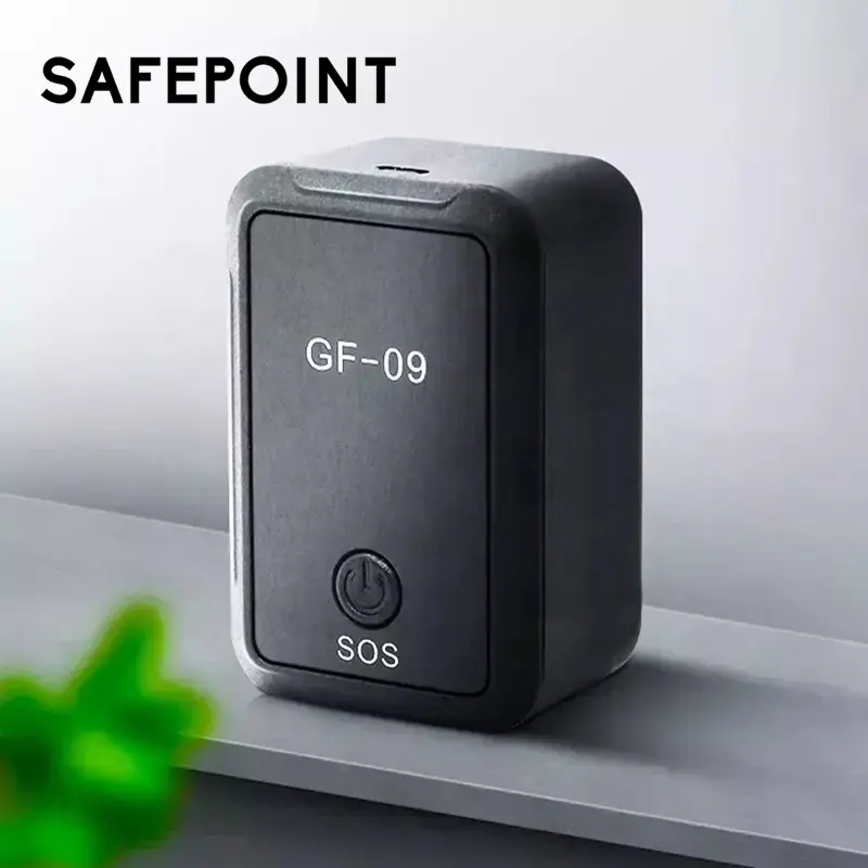 SAFEPOINT HCS005 Mini rastreador GPS Montaje magnético Coche Motocicleta Seguimiento en tiempo real Localizador antipérdida Posicionador SIM Auto GPS