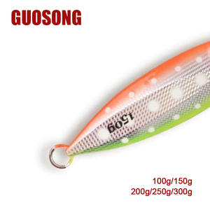 Leurre de pêche en métal, jig lent, 100g150g200g250g300g, leurre en métal, jig lent, jig vertical à lancer lent - Product Image 5