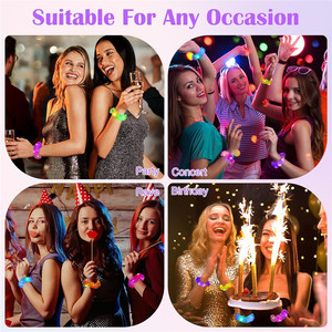 Chouchous LED Lumineux pour Cheveux – Accessoires de Fête, Cadeaux de Noël, Équipement de Rave Personnalisé, Élastiques Néon pour Festivals - Product Image 6
