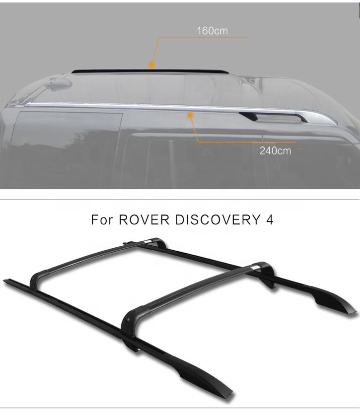 Portapacchi In Alluminio Per Land Rover Discovery Sport 2015-2023 | Barre Tetto Aerodinamiche | Capacità Di Carico Elevata | Colore Argento | Set 2 Pezzi