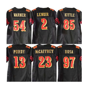 2025年トップ卸売ライバルリーズコレクション 女性ユース 85 キトル 19 サミュエル 23 マッキーフリー 13 パーディ ステッチ入りアメリカンフットボールジャージ - Product Image 1