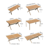 Ensemble de table à manger 5 pièces pour 4 personnes avec chaises en bois, ensemble de dîner moderne et compact pour restaurant, café, brunch