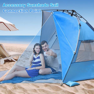 Presa di fabbrica all'ingrosso 4 persone automatico facile configurazione tre grandi finestre a maglia tenda <span class=keywords><strong>da</strong></span> spiaggia istantanea Pop-up tenda <span class=keywords><strong>da</strong></span> <span class=keywords><strong>campeggio</strong></span> all'aperto - Product Image 6