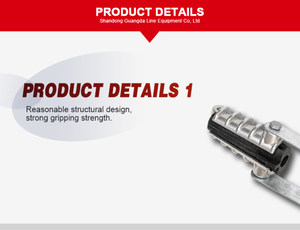 Mạ kẽm kết thúc chết Grip Guy Grips kẹp ở lại dây thép ở lại dây Grip mịn bề mặt kẹp - Product Image 5