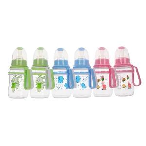 新生婴儿6件套双酚a免费透明塑料120毫升240毫升婴儿奶瓶
