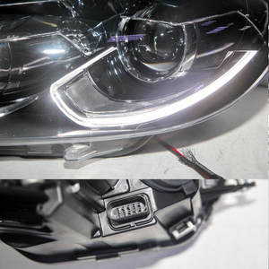 Gruppo Fari a LED per <span class=keywords><strong>Volkswagen</strong></span> Scirocco, Faro Anteriore con Luci Diurne, Anni 2008-2015, 1.4/<span class=keywords><strong>2</strong></span>.0 <span class=keywords><strong>T</strong></span> - Product Image 6