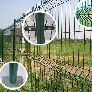 Pvc Gecoat Gepoedercoat Donkergroen Gelaste Draadgolf 3d Gegolfd Oppervlak Gegalvaniseerd Hek - Product Image 1