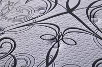 Matelas pliant économique, matelas en tissu emballé, matelas en latex naturel, mousse à mémoire de forme et ressorts pour hôtel