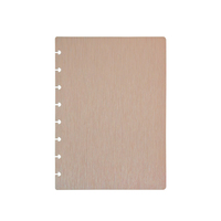 Carnet A5 RINGNOTE – Lot de 30 couvertures rigides en PP texturé brossé pour agenda et journal, carnet professionnel à feuilles mobiles avec reliure à disques