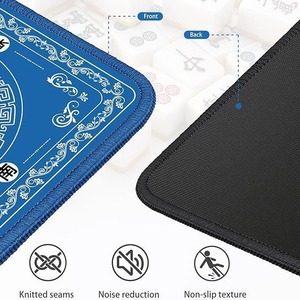 Amerikaanse moderne verdikte antislip slijtvaste tech-velvet mahjongmat tafelmat voor huishoudelijk schaakspelkamer universeel gebruik - Product Image 4