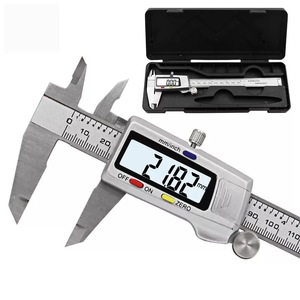 Độ chính xác cao 0-150mm công nghiệp Vernier Caliper mới màn hình lớn thép không gỉ hiển thị kỹ thuật số hướng dẫn sử dụng công cụ đo điện - Product Image 5