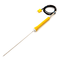 Capteur de température de surface alimentaire, thermocouple de type K avec sonde à aiguille et connecteur