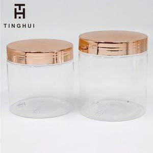 Tarros de Miel de Grado Alimenticio de 150ml y 250ml, Tarros Transparentes de Miel Ámbar para Exfoliante Corporal, Envases de 4oz y 8oz al por Mayor con Tapas Rosas - Product Image 3