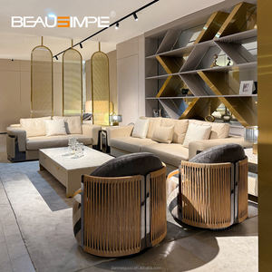 أريكة راي تصميم إيطالي فاخر عصري فاخر تشيسترفيلد ، فيلا ، طقم أرائك أثاث غرفة المعيشة - Product Image 2