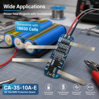 Module de protection de batterie Li-ion 12V CA-3S-10A-E 3S 10A pour pack de cellules de batterie 18650 de la série 3