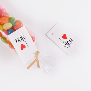 Factory Wholesale Cheap Price Low MOQ Screen Printed Paper Brand Custom product Hanger Swing Hang Tags