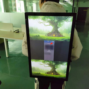27 inch điện tử <span class=keywords><strong>LCD</strong></span> đi Bộ Ba Lô di động cho quảng cáo TV màn hình hiển thị kỹ thuật số biển và hiển thị - Product Image 1