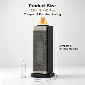 Ventilateur chauffant flexible le plus vendu avec installation sur site, petit ventilateur chauffant portable français pour espaces restreints - Product Image 3