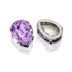 Dongzhou Kristalle Hochwertige violette K9 Kristall Strass Metall Einstellungen für Schmuck DIY Zubehör Großhandel Bulk Perlen - Product Image 3