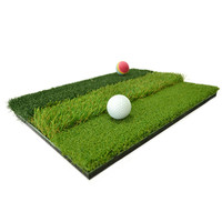 Tapis d'entraînement et de chipping de golf portable BLG 3ZD-UF, léger (3 kg), taille 400x920 mm, pour la pratique du swing
