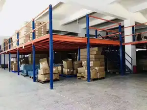 Heavy Duty Storage Steel Industrial Industrial Warehouse Mezzanine Shelves Mezzanine Floor Shelving