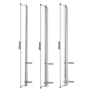 Plug anal en acier pour homme, perles anales, baguette de massage pour point G et prostate, jouet sexuel de masturbation, godemiché, pénétrateur anal pour adulte - Product Image 3