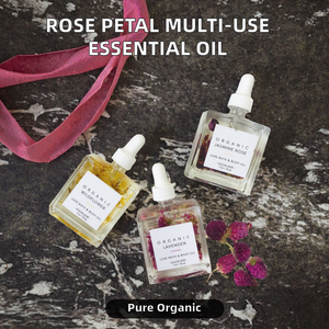 Huile essentielle de lavande pure biologique personnalisée OEM, menthe poivrée, romarin, pétales de rose, éclaircissante, marque privée, fraîche, 50 ml, tous types de peau - Product Image 3