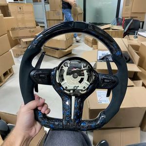 <span class=keywords><strong>Volant</strong></span> Sport <span class=keywords><strong>M</strong></span> en carbone forgé à LED personnalisé pour F10 F20 F30 F32 F36 M3 F80 M4 F82 M2 F87 M5 F90 E pour série 3 X4 X3 - Product Image 6