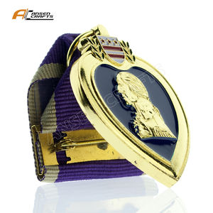 Medallas de Corazón Púrpura de los Estados Unidos de tamaño completo con cinta - Product Image 6